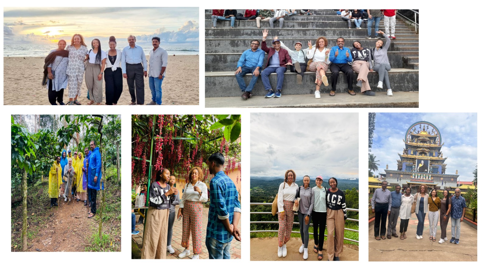 Cultural exposure – beach, plantation, temple visits