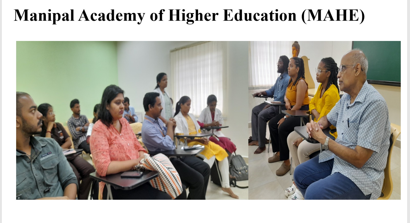Manipal Academy of Higher Education – academic session