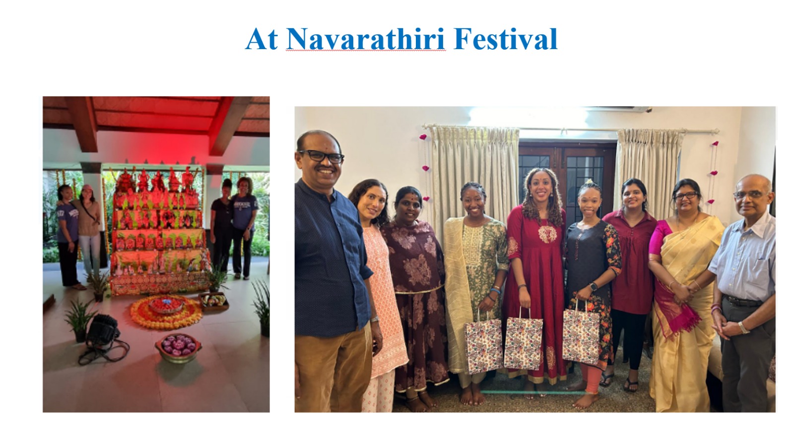 At Navarathiri Festival